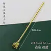 Grampo de Cabelo Flor de Ameixa de Alta Qualidade com Retenção de Cor por Eletroforese de Cobre Bastão Divino Vazado DIY Artesanal Material Artesanal Acessórios Hanfu Envoltos em Flores