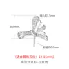 Hebilla de colgante de lazo de moda hebilla de pasador de cuello accesorios cuentas redondas perla colgante diy soporte vacío cabeza de hebilla hebilla