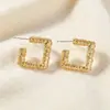 Pendientes Sencillos y Elegantes con Textura Mate para Mujer, Pendientes de Moda y Únicos, Accesorios Versátiles Populares para Orejas, Venta al por Mayor de Fábrica