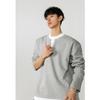 Suéter Apilado Falso de Dos Piezas para Hombre de Alta Gama Vafles Cuello en V Manga Larga Camiseta Primavera y Otoño Ajuste Limpio Camisa Base