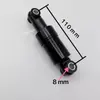 Horquilla Trasera Amortiguador Trasero Scooter Eléctrico Xilop Amortiguador de Resorte Trasero Multicolor Distancia entre Agujeros 110 mm mm Universal
