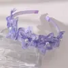 Diadema de Flores y Perlas de Doble Capa Europea y Americana para Niñas Accesorios para el Cabello Novedad de Temporada Diadema Infantil Accesorios para el Cabello