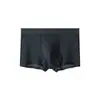 Ropa interior para hombre de seda helada con sensación de frescura, cómoda y transpirable, ultradelgada, sensación de segunda piel, bóxers jacquard de color liso para verano, al por mayor