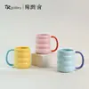 Caneca de Cerâmica Criativa Estilo Jovem Ins Caneca de Café Caneca de Casal Caneca Criativa para Café da Manhã Estilo Igual de Celebridade da Internet