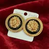 Pendientes Retro Geométricos con Cabeza de León de Moda Europea y Americana Transfronterizos, Exquisitos Accesorios para Orejas de Lujo Ligero de Nicho de Alta Gama