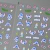 Nuevas pegatinas para uñas con diseño de puntada en relieve 5D, pegatinas adhesivas estéreo para uñas, venta al por mayor