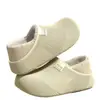 Chinelos de Algodão para Sala de Cirurgia Femininos 2026 Novo Inverno Interno Casa Antiderrapante Solado Grosso Quente Impermeável Bico Fechado Sapatos de Algodão