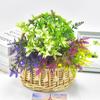Flor Artificial Lavanda Decoración Suave Proyecto Planta Verde Flor Espiga de Trigo Flor Falsa Boda Decoración del Hogar Transfronterizo Amazon Spot