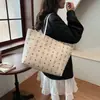 Bolsa Tote de Gran Capacidad Estilo Coreano Nueva Colección Primavera 2025 Celebridad de Internet Textura de Alta Calidad Cesta de Verduras Bolso de Mujer Bolso de Hombro de Moda