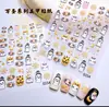 Entre nos Autocolantes de Unhas de Natal Mais Vendidos Elementos de Halloween em Relevo 5D Autocolantes de Nail Art DIY Enfeites Atacado