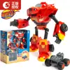 Equipo de Batalla Tornado Deformación Carreras de Velocidad Vehículo de Ingeniería Monstruo Gigante Robot de Carreras Coche de Carreras de Velocidad Juguete Niño