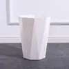 Lixeira estilo nórdico para uso doméstico na sala de estar, cozinha, quarto, simples, sem tampa, grande, cesto fofo para papel higiênico
