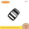 Fábrica 20mm preto plástico curvo gancho fivela mochila ajuste cinta de quatro engrenagens fivela curva saco escada buckle fornecimento