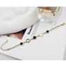Pulsera de Acero de Titanio Oro Rosa Estilo Coreano Sencilla Personalidad Moda Romano Blanco y Negro Nácar Pulsera Celebridad de Internet Pulsera Combinable