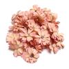 Flor de cabeza de flor de ciruelo artificial flor falsa flor de arreglo de boda decoración de pared de flores material hecho a mano DIY flor de sombrero flor de margarita pequeña