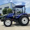 Exportación transfronteriza de 1004 motocultores de alta potencia, maquinaria agrícola de doble propósito para zanjeo y riego, tractor de cuatro ruedas