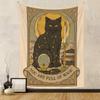 Tapeçaria Transfronteiriça Casa Boêmia Tapeçaria Decoração de Quarto Pano de Pendurar Pano de Fundo Pano de Pendurar Tarot Tapeçaria de Gato