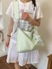 Transfronteiriço 2026 Nova Tendência de Outono Mochila Feminina Casual Versátil de Grande Capacidade Bolsa para o Dia a Dia Bolsa de Ombro Duplo Bolsa Transversal