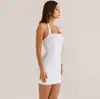 Yizhilian Moda Femenina Transfronteriza Vestido Sexy Corto Ajustado de Tirantes Verano Ceñidor de Cintura Vestido de Tiras Espalda Descubierta Chica Caliente