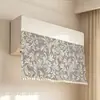 Cortina Protectora de Viento para Aire Acondicionado Anti-Golpe Directo Habitación Infantil Tela a Prueba de Viento Postparto Cubierta Universal Antipolvo para Aires Acondicionados de Pared Velcro Autoadhesivo