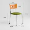 Berg Home Silla de Comedor Nórdica Vintage de Madera Maciza Celebridad de Internet Moderna Minimalista Diseñador Mesa de Comedor Retro Francesa Silla