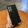 Funda magnética de metal corrugado pintado, adecuada para el teléfono Samsung S26 ULTRA, funda protectora magnética de botón de metal S25