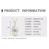 Collar de flor de moissanita alienígena pequeño fresco alto sentido plata de ley s925 colgante de flor de cinco flores comercio exterior nuevo