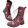 Botas de Cavaleiro de Cano Alto com Salto Quadrado Novas para Outono e Inverno para Mulheres Grande Tamanho Transfronteiriço Sapatos Femininos de Comércio Exterior Botas de Cor Sólida com Zíper Lateral
