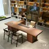 Nuevo Juego de Mesa de Té y Sillas de Madera Maciza China 2026 Modelo Nuevo Sala de Estar del Hogar Oficina Mesa de Té Simple Moderna Mesa para Preparar Té