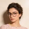 Armazones para Lentes de Mujer, Gama Alta, de Diseñador, Aspecto Natural, Uso Diario, Estilo Micro Cat-Eye, Transfronterizo, En Stock, Se Pueden Montar Lentes de Graduación, Venta al por Mayor de Fábrica