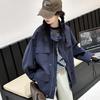 Jaqueta Casual de Trabalho Estilo Coreano para Meninas Primavera e Outono 2025 Novo Corta-vento Casual de Outono para Meninas