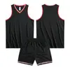 Conjunto de Uniforme de Basquete para Homens e Mulheres, Sem Mangas, Secagem Rápida, Respirável, Colete, Uniforme de Equipe Esportiva de Competição para Estudantes Universitários, Impressão Personalizada de Texto e Números