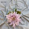 Simulación dahlia individual arreglo floral para auditorio de boda decoración interior del hogar fotografía flores falsas al por mayor comercio exterior