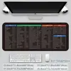 Amazon Transfronteiriça Temu Multilíngue Atalhos do Teclado Mouse Pad Base Antiderrapante Pad para Jogos E-Sports