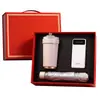 Presentes do negócio: Conjunto Newman de Power Bank e Guarda-chuva, Conjunto de Presente Prático para Clientes e Funcionários, Logotipo Personalizável