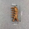 Masajeador de Cabeza con Cabeza de Seis Garras de Astas de Ciervo Peine de Meridiano para Cuero Cabelludo Rastrillo Pequeño Terapia para el Cabello Drenaje Raspado Rascado Cuidado del Cuero Cabelludo y del Cabello