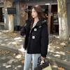 Abrigo de Invierno con Capucha para Mujer, Ropa Exterior de Invierno con Capucha, Chaqueta Acolchada Acolchada de Algodón, Abrigo Holgado Acolchado de Algodón