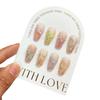 Acessórios de Nail Art de Verão Gelatina Transparente Gelo Diamante Colorido Cascalho de Formato Especial Pérola Diamante Decorativo DIY Materiais de Unha Vestíveis