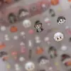 Adesivos para Nail Art, Amostras de Desenhos, Vários Adesivos para Nail Art, Casca Fina Resistente em Relevo Ilusão de Luz Adesivos para Unhas Hot Stamping
