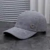Nueva Moda Color Sólido Casual Decoración de Pedrería Etiqueta g Combinación Perfecta Gorra de Béisbol para Exteriores Casual Deportes Transpirable Gorra de Béisbol