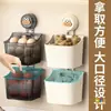 Estante de Almacenamiento para Cocina sin Taladro, Caja de Almacenamiento Montada en la Pared para Jengibre, Ajo y Especias, Cesta de Almacenamiento Transparente Multiusos