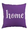 Funda de almohada simple morada lavanda de primavera para dormitorio, sofá, coche, personalizable