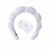 Amazon Pulseira de Rosto Faixa de Cabelo Explosões Transfronteiriças Conjunto de Faixa de Cabelo para Lavar o Rosto Esponja de Topo Craniano Alto Faixa de Cabelo Nuvem Acessórios de Cabelo Femininos