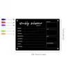 Tyu047-099 Calendario Planificador Semanal Acrílico Magnético Tablero para Escribir Notas Pegatina Magnética Borrable para Refrigerador