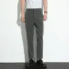 Novedad Primavera y Verano Pantalones Casuales Pequeños de Moda Sueltos Caídos Pantalones Casuales para Hombre Estilo Coreano Traje Casual para Hombre
