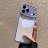 Funda transparente con lente de purpurina muy atractiva adecuada para iPhone 16 Pro, nuevo modelo para Apple 17 Pro Max y 15