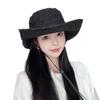 Moda de Verano Sombrero de Montañismo de Mezclilla para Niños Rostro Pequeño Exterior Protección UV Sombrero para el Sol Camping Montañismo Sombrero de Pescador