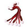 Bufanda de Navidad Mini Transfronteriza Sombrero Muñeco Bufanda Pequeña Tejida Juguete DIY Joyería Accesorios Decoraciones Navideñas