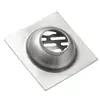 Drenaje de Piso de Acero Inoxidable 304 de 2 mm con Tapa, Sello de Agua Profundo, Anti-Olor, Salida de Drenaje de 10*10 para Baño, Cuarto de Ducha