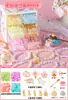Pulseira Infantil Contas Feita à Mão Materiais DIY Brinquedos Presente de Aniversário para Meninas Fio para Meninas de 6 Anos ou Mais 10 Pequenas 12